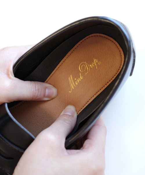 AmiAmi(アミアミ)の「学生ローファー/コインローファー/通学/学生靴(ローファー・レディース・ブラウン/ブラック・22.5cm/23cm/23.5cm/24cm/24.5cm/25cm)」の19枚目の写真