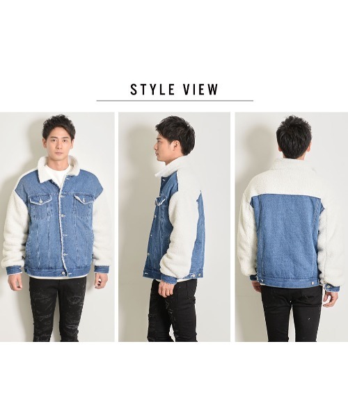 GOSTAR DE FUGA（ゴスタール ジフーガ）の「『GOSTAR DE FUGA』裏ボアデニムジャケット（デニムジャケット・メンズ・ブルー・FREE）」の16枚目の写真