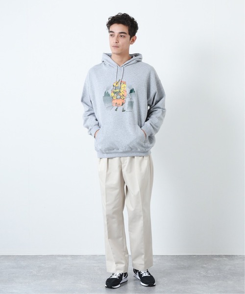 BAMBOO SHOOTS（バンブーシュート）の「【BAMBOO SHOOTS × M.RESARCH】PHOOL ON THE HI パーカー（Tシャツ/カットソー・メンズ・グレー・X-LARGE/LARGE）」の4枚目の写真