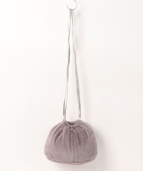 kaene（カエン）の「エコファーバッグ（ショルダーバッグ・レディース・グレー/ベージュ・FREE）」の11枚目の写真