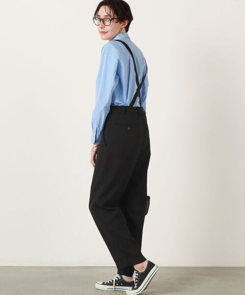 Rie Miller(リエミラー)の「ウォッシャブルイージーパンツ(その他パンツ・レディース・ピンク/ブラック・38/36)」の5枚目の写真