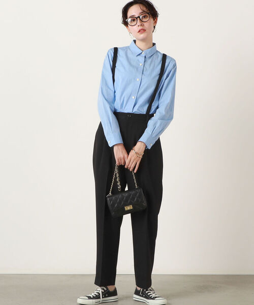 Rie Miller(リエミラー)の「ウォッシャブルイージーパンツ(その他パンツ・レディース・ピンク/ブラック・38/36)」の6枚目の写真