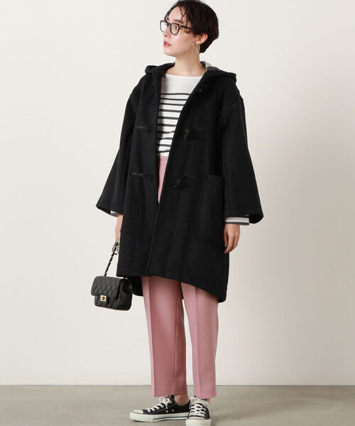 Rie Miller(リエミラー)の「ウォッシャブルイージーパンツ(その他パンツ・レディース・ピンク/ブラック・38/36)」の15枚目の写真