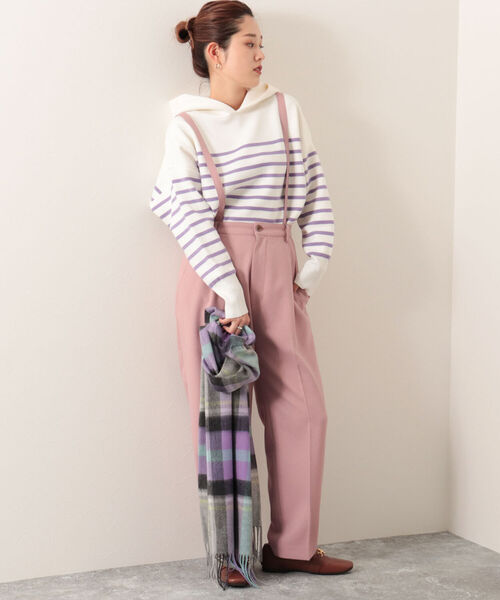 Rie Miller(リエミラー)の「ウォッシャブルイージーパンツ(その他パンツ・レディース・ピンク/ブラック・38/36)」の18枚目の写真