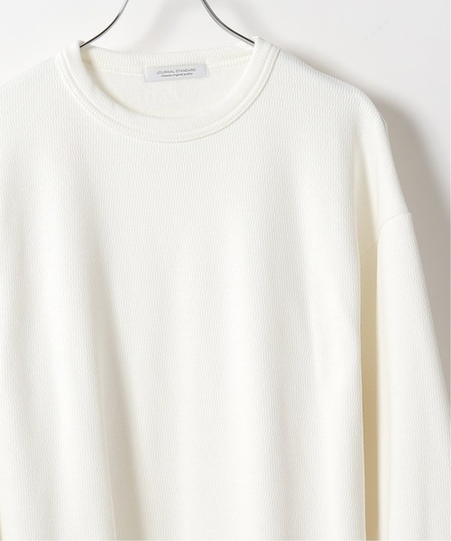 JOURNAL STANDARD(ジャーナルスタンダード)の「ボンバーサーマルロンT(Tシャツ/カットソー・メンズ・ベージュ/ホワイト/ベージュ系その他・SMALL/MEDIUM/LARGE)」の2枚目の写真