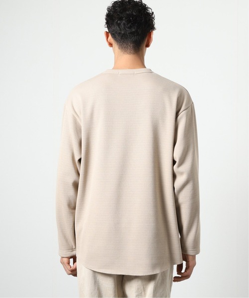 JOURNAL STANDARD(ジャーナルスタンダード)の「ボンバーサーマルロンT(Tシャツ/カットソー・メンズ・ベージュ/ホワイト/ベージュ系その他・SMALL/MEDIUM/LARGE)」の4枚目の写真