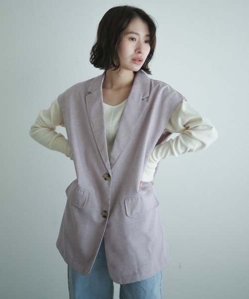 spoon store（スプーンストア）の「ハニカムテレコラグランプルオーバー（Tシャツ/カットソー・レディース・グリーン/アイボリー・フリー）」の13枚目の写真