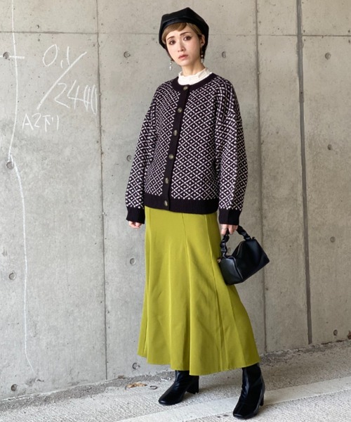 deux amour(ドゥーザムール)の「ダブルジャガード2WAYカーデイガン(その他トップス・レディース・ブラック・MEDIUM)」の11枚目の写真