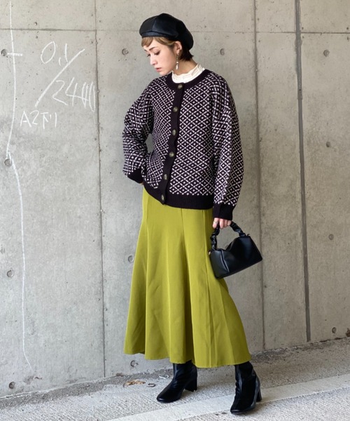 deux amour(ドゥーザムール)の「ダブルジャガード2WAYカーデイガン(その他トップス・レディース・ブラック・MEDIUM)」の12枚目の写真