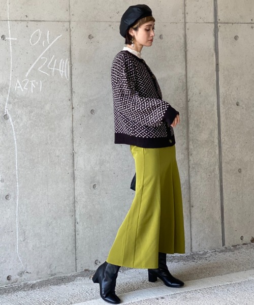 deux amour(ドゥーザムール)の「ダブルジャガード2WAYカーデイガン(その他トップス・レディース・ブラック・MEDIUM)」の13枚目の写真