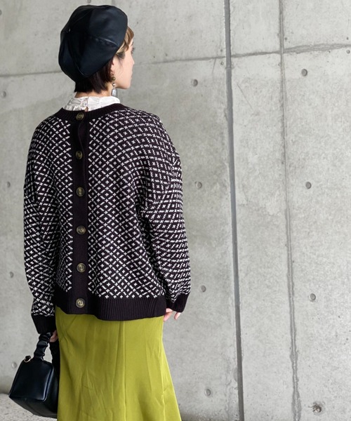 deux amour(ドゥーザムール)の「ダブルジャガード2WAYカーデイガン(その他トップス・レディース・ブラック・MEDIUM)」の21枚目の写真