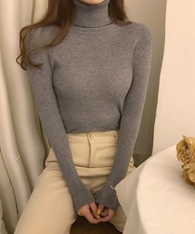 Jasmine Grandiflorum | 【Jasmine】何にでも合わせられて使いやすいタートルネックニット(ニット/セーター)