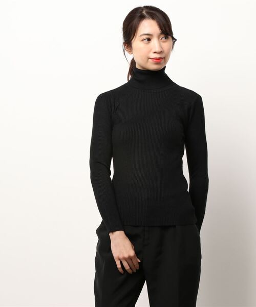 Jasmine Grandiflorum（ジャスミングランディフローラム）の「【Jasmine】何にでも合わせられて使いやすいタートルネックニット（ニット/セーター・レディース・ホワイト/ブラック/ベージュ/パープル/グレー/オフホワイト/ピンク/イエロー/グリーン/ワイン・FREE）」の20枚目の写真