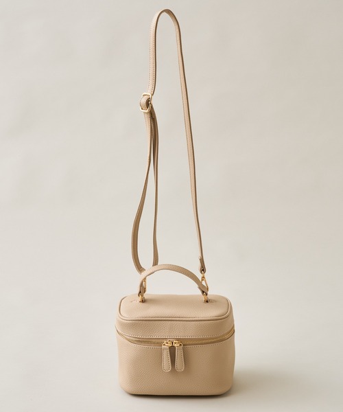 DISCOAT(ディスコート)の「バニティバッグ(ショルダーバッグ・レディース・ベージュ/ブラック/キャメル・FREE)」の14枚目の写真