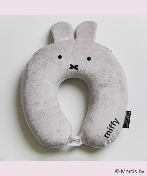 Miffy（ ミッフィー）の「【ミッフィー/miffy】ミッフィーネックピロー（クッション/クッションカバー・レディース・グレー/ホワイト/ベージュ・フリー）」の7枚目の写真