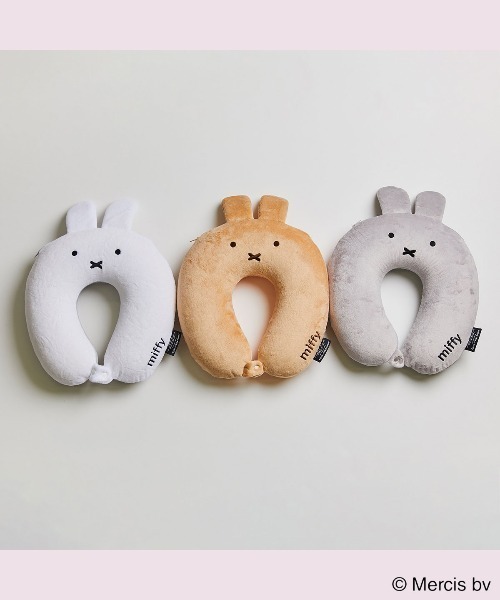 Miffy（ ミッフィー）の「【ミッフィー/miffy】ミッフィーネックピロー（クッション/クッションカバー・レディース・グレー/ホワイト/ベージュ・フリー）」の9枚目の写真