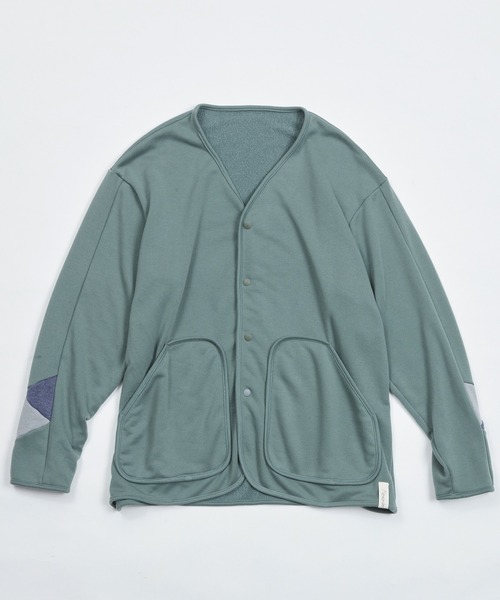 AlexanderLeeChang(アレキサンダーリーチャン)の「AlexanderLeeChang アレキサンダーリーチャン / QUICK DRY CARDIGAN クイックドライビッグシルエットカーディガン 速乾 / AC012211(カーディガン/ボレロ・メンズ・オレンジ/カーキ/ネイビー・2/3)」の4枚目の写真