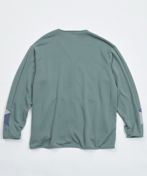 AlexanderLeeChang(アレキサンダーリーチャン)の「AlexanderLeeChang アレキサンダーリーチャン / QUICK DRY CARDIGAN クイックドライビッグシルエットカーディガン 速乾 / AC012211(カーディガン/ボレロ・メンズ・オレンジ/カーキ/ネイビー・2/3)」の5枚目の写真