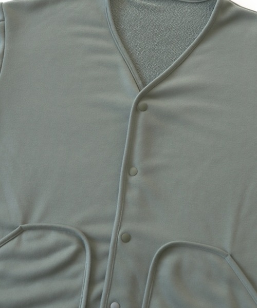 AlexanderLeeChang(アレキサンダーリーチャン)の「AlexanderLeeChang アレキサンダーリーチャン / QUICK DRY CARDIGAN クイックドライビッグシルエットカーディガン 速乾 / AC012211(カーディガン/ボレロ・メンズ・オレンジ/カーキ/ネイビー・2/3)」の6枚目の写真