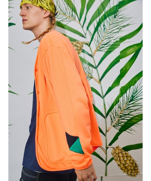 AlexanderLeeChang(アレキサンダーリーチャン)の「AlexanderLeeChang アレキサンダーリーチャン / QUICK DRY CARDIGAN クイックドライビッグシルエットカーディガン 速乾 / AC012211(カーディガン/ボレロ・メンズ・オレンジ/カーキ/ネイビー・2/3)」の14枚目の写真