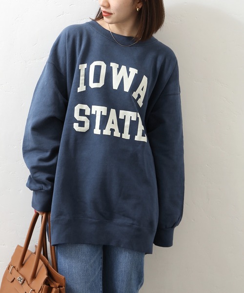 Odub（オーダブ）の「別注【Odub/オーダブ】iowa state sweat：スウェット◆（スウェット・レディース・グレー/ネイビー/ブラック・FREE）」の9枚目の写真