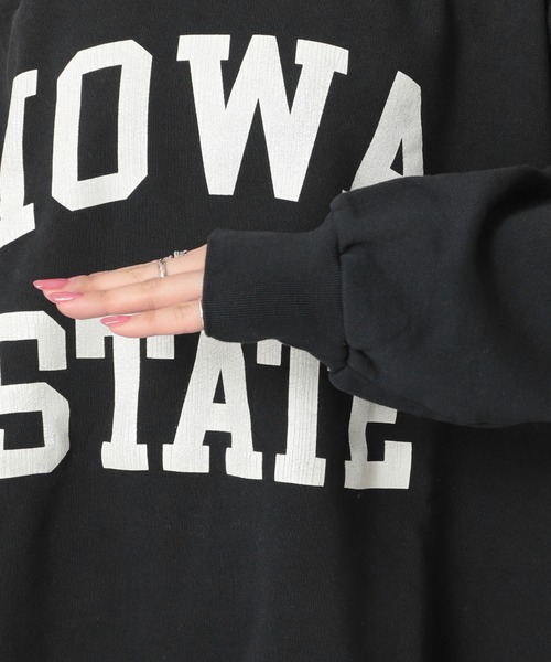 Odub（オーダブ）の「別注【Odub/オーダブ】iowa state sweat：スウェット◆（スウェット・レディース・グレー/ネイビー/ブラック・FREE）」の10枚目の写真
