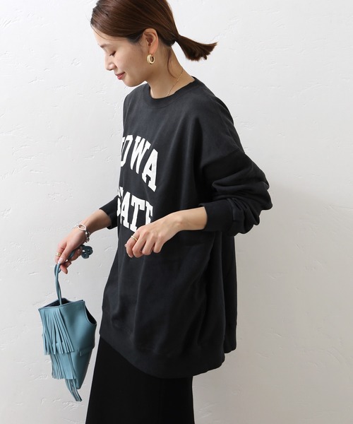 Odub（オーダブ）の「別注【Odub/オーダブ】iowa state sweat：スウェット◆（スウェット・レディース・グレー/ネイビー/ブラック・FREE）」の21枚目の写真