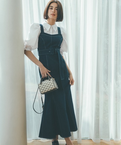 SNIDEL（スナイデル）の「スクエアミニボストン（ボストンバッグ・レディース・その他/モカ/ブラック・FREE）」の4枚目の写真