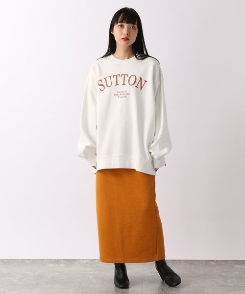 LOWRYS FARM（ローリーズファーム）の「ウラケロゴプルオーバーＬＳ　263020（スウェット・レディース・チャコールグレー/グリーン/オフホワイト/グレー・FREE）」の21枚目の写真