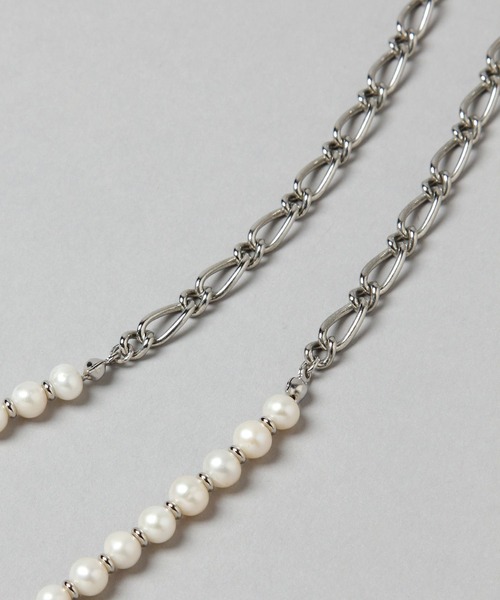 HARE(ハレ)の「ミニマルパールネックレス(HARE)(ネックレス・メンズ・オフホワイト・FREE)」の2枚目の写真