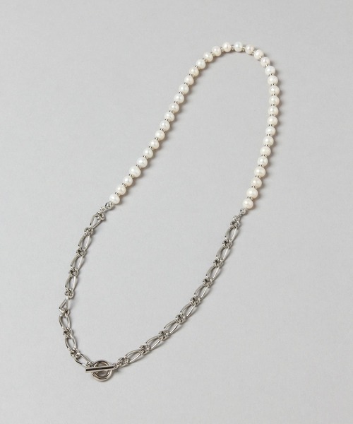 HARE(ハレ)の「ミニマルパールネックレス(HARE)(ネックレス・メンズ・オフホワイト・FREE)」の5枚目の写真