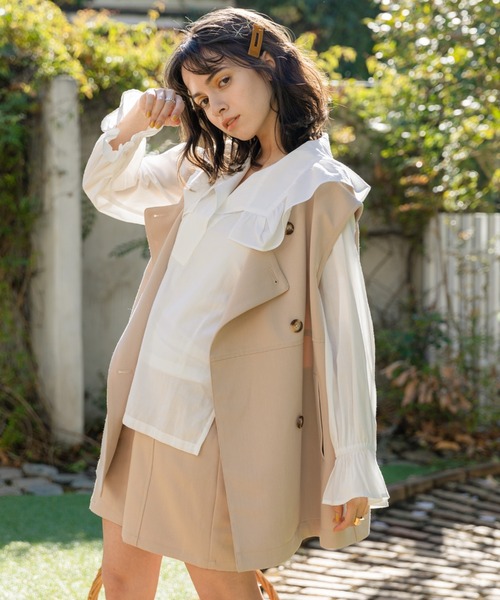 Cheek（チーク）の「TRショートパンツ（その他パンツ・レディース・ベージュ/カーキ/アイボリー・MEDIUM）」の17枚目の写真