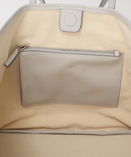 RIVE DROITE（リヴドロワ）の「R.good/アールドットグッド　FITライトトート（トートバッグ・レディース・ライトグレー/ブラック・FREE）」の18枚目の写真