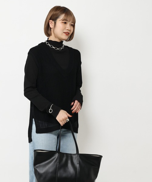 RIVE DROITE（リヴドロワ）の「R.good/アールドットグッド　FITライトトート（トートバッグ・レディース・ライトグレー/ブラック・FREE）」の22枚目の写真