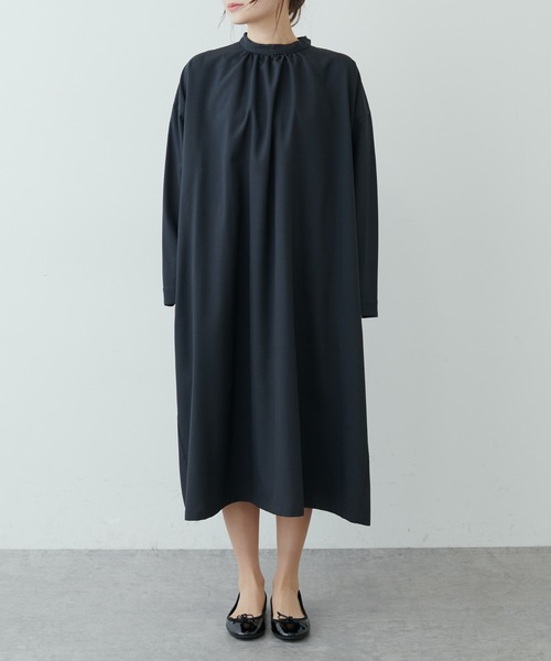 PUAL CE CIN（ピュアルセシン）の「【Du noir】後ろリボンワンピース（ワンピース・レディース・グレー/ブラック・FREE）」の17枚目の写真