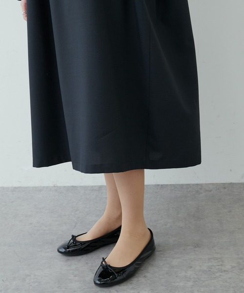 PUAL CE CIN（ピュアルセシン）の「【Du noir】後ろリボンワンピース（ワンピース・レディース・グレー/ブラック・FREE）」の11枚目の写真