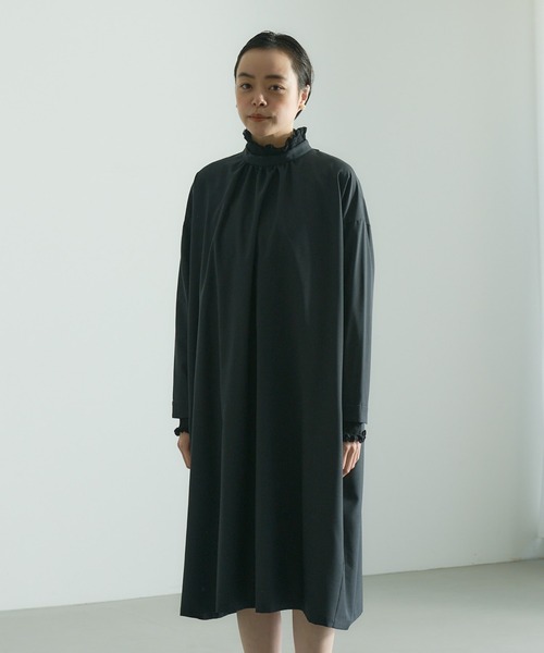 PUAL CE CIN（ピュアルセシン）の「【Du noir】後ろリボンワンピース（ワンピース・レディース・グレー/ブラック・FREE）」の14枚目の写真