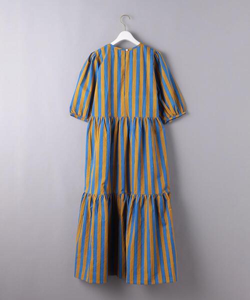 エスゼット　ブロックプリント　ティアードワンピース SZ BLOCKPRINTS(エスゼット ブロックプリント)｜ALICE DRESS