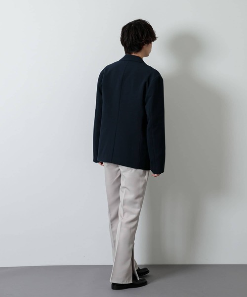 SENSE OF PLACE by URBAN RESEARCH（センスオブプレイスバイアーバンリサーチ）の「『わたべ×SOP』センタープレススリットパンツ（スラックス・メンズ・ライトベージュ/グリーン/ネイビー/ブラック・LARGE/MEDIUM）」の13枚目の写真