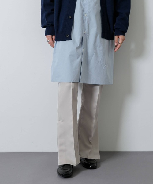 SENSE OF PLACE by URBAN RESEARCH（センスオブプレイスバイアーバンリサーチ）の「『わたべ×SOP』センタープレススリットパンツ（スラックス・メンズ・ライトベージュ/グリーン/ネイビー/ブラック・LARGE/MEDIUM）」の15枚目の写真