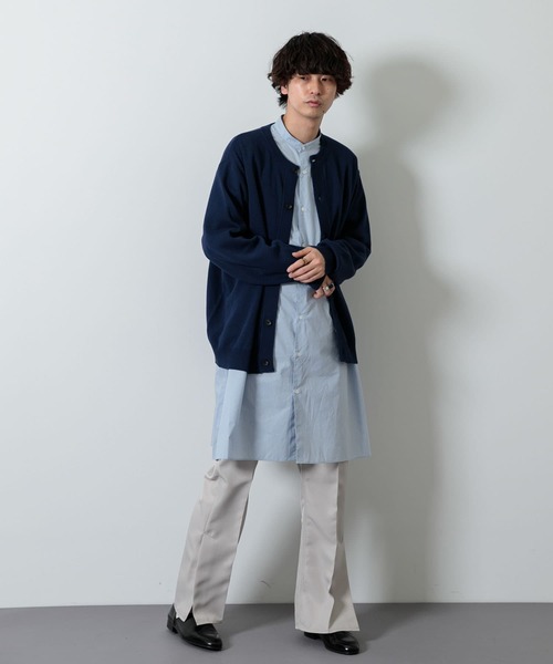 SENSE OF PLACE by URBAN RESEARCH（センスオブプレイスバイアーバンリサーチ）の「『わたべ×SOP』センタープレススリットパンツ（スラックス・メンズ・ライトベージュ/グリーン/ネイビー/ブラック・LARGE/MEDIUM）」の20枚目の写真