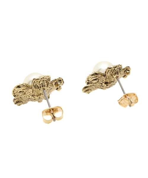 OUTLET（アウトレット）の「【Ciaopanic】ビーズ付花ピアス（ピアス（両耳用）・レディース・アイボリー/ネイビー/ピンク・FREE）」の4枚目の写真