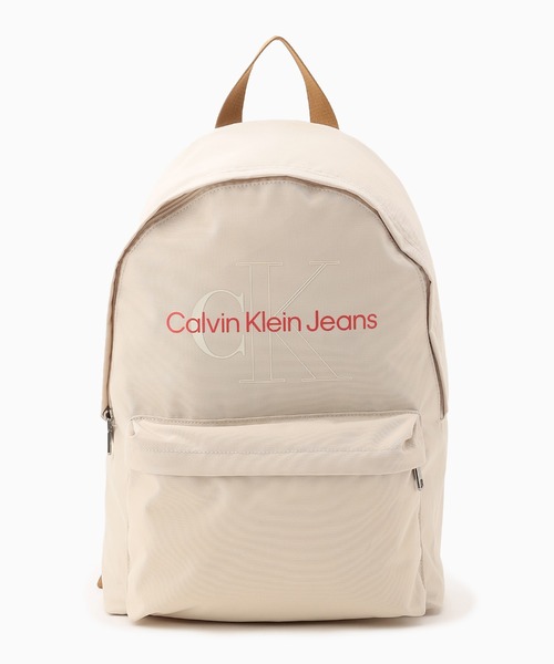 Calvin Klein(カルバン・クライン)の「ロゴ キャンパス バックパック(バックパック/リュック・メンズ・オフホワイト/ブラック・FREE)」の3枚目の写真
