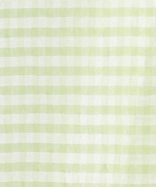 INGNI（イング）の「シアーギンガム／シャツ（シャツ/ブラウス・レディース・グリーン系5/ブラック×ホワイト/イエロー系7・M）」の10枚目の写真