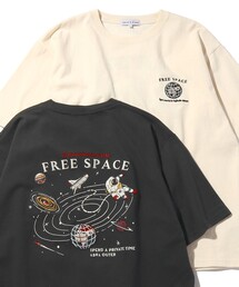FREAK'S STORE | WEB限定 ビッグシルエット バック刺繍デザインTシャツ/SPACE(Tシャツ/カットソー)