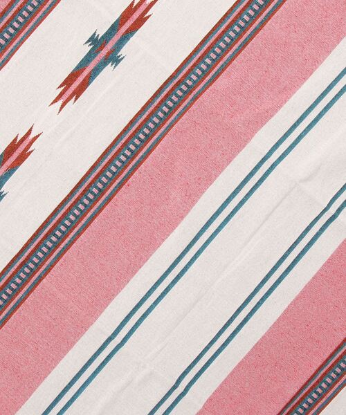 チャイハネ(チャイハネ)の「【チャイハネ】オルテガ柄ラグマット180(ラグ/マット・レディース・ブラウン/ブラック/グリーン/ターコイズブルー/オフホワイト・FREE)」の7枚目の写真