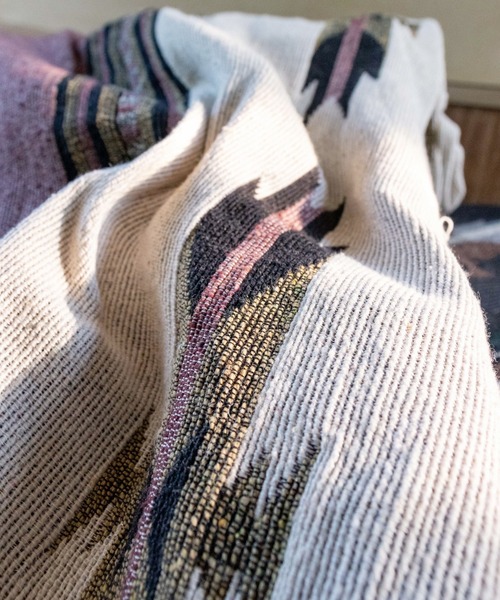 チャイハネ(チャイハネ)の「【チャイハネ】オルテガ柄ラグマット180(ラグ/マット・レディース・ブラウン/ブラック/グリーン/ターコイズブルー/オフホワイト・FREE)」の13枚目の写真