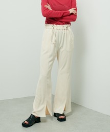 Lui's | 配色ステッチドロストフレアパンツ(スラックス)
