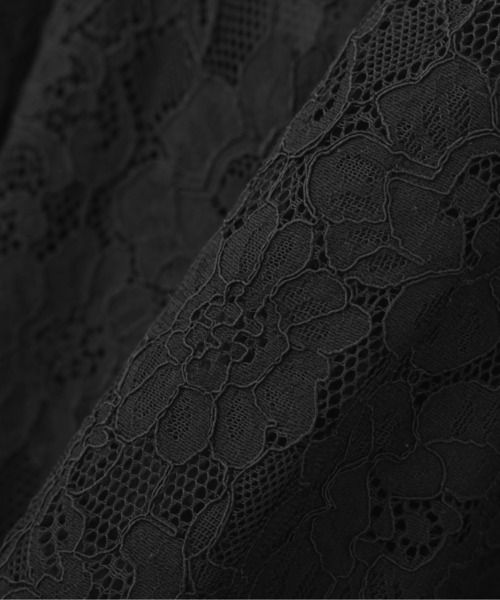 FREE'S MART（フリーズマート）の「【Sシリーズ対応】◆配色レースマーメイドスカート（スカート・レディース・ブラック/ベージュ/ブルー・SMALL/MEDIUM/X-SMALL）」の17枚目の写真