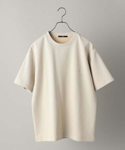 SHIPS(シップス)の「*SHIPS: ワンポイント ロゴ バーズアイ Tシャツ(Tシャツ/カットソー・メンズ・ブラック/ライトグレー/ベージュ/ネイビー/ホワイト系その他/ホワイト・SMALL/MEDIUM/LARGE/X-LARGE)」の5枚目の写真
